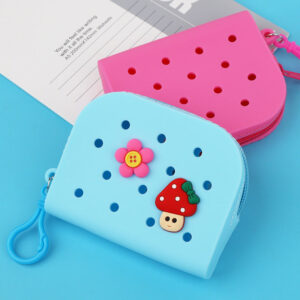 Wholesale New Creative Kids Cartoon Silicone DIY Hole Bag