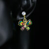 Wholesale Butterfly Pendant Alloy Earrings