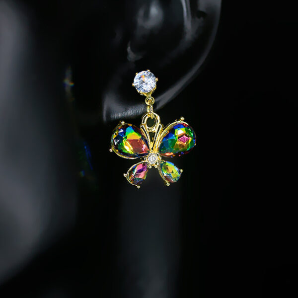 Wholesale Butterfly Pendant Alloy Earrings