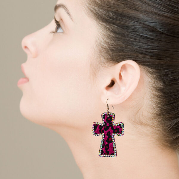 O1CN01HiDMcq2LDsGdv801E_2206398079659-0-cib Wholesale Cross Shape Double Sided Printed Leopard Earrings