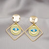 Wholesale Demon Eye Vintage Alloy Earrings