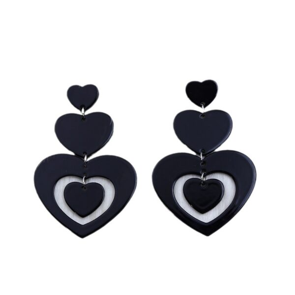 O1CN01Hkh3mb1T3M8tqe37g_2677772326-0-cib Wholesale Valentine's Day Love Splicing Acrylic Earrings