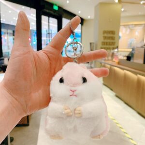 Plush pink hamster