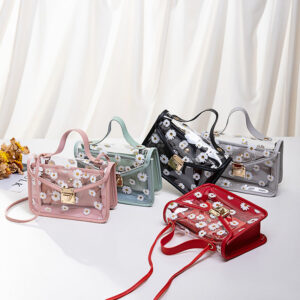 Wholesale PVC Transparent Small Daisy Mother Bag Single Shoulder Bag