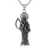 O1CN01HlZK261de8Dm27o1k_2249443760-0-cib-1 Wholesale Reaper Sickle Necklace Pendant Vintage Punk Alloy Necklaces