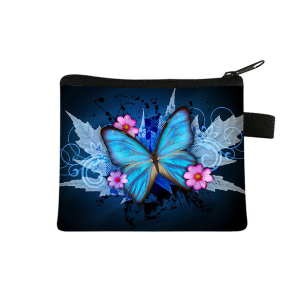 O1CN01HnPlFY1kR1tnBzwLV_2427084679-0-cib Wholesale Polyester Butterfly Print Kids Coin Purse Coin Key Storage Bag