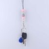 Wholesale Food Grade Silicone Bead Necklace Keychain