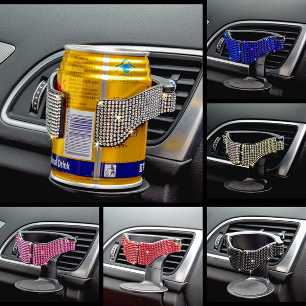Wholesale ABS Bracket Car Beverage Bottle Storage Rack