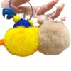 Wholesale Cute Duckling Plush Ball Keychain