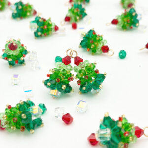 O1CN01HqEGJE1tijwn3lPEc__2216746705936-0-cib Wholesale Christmas Tree Beaded DIY Woven Earring Pendant