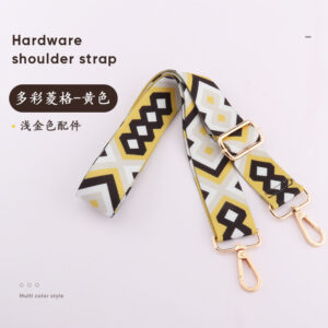 J48-A6-yellow -3.8cm wide / Gun black button