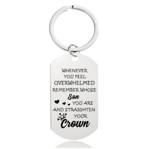 W00041 Keychain Silver