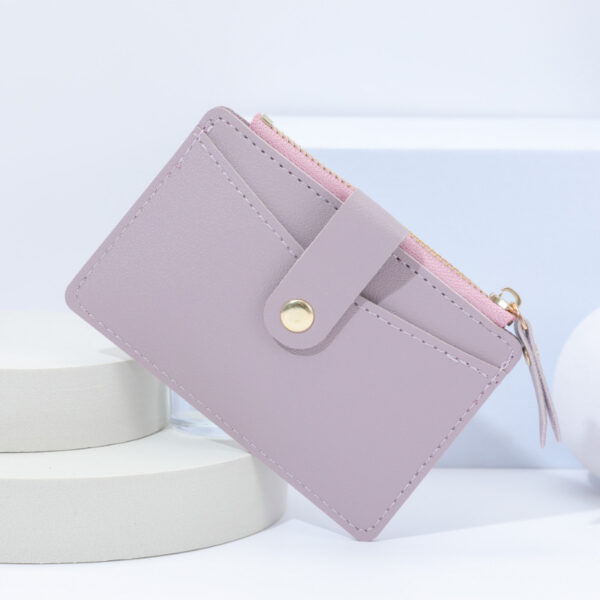 Wholesale PU Candy Color Card Holder Wallet