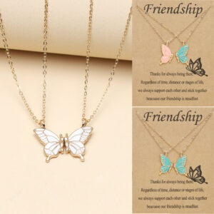 O1CN01Hsstie1lPUEbNIoOP__2201234024811-0-cib Wholesale Colorful Butterfly Magnets Alloy Necklaces Set