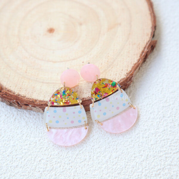 Wholesale Easter Acrylic Egg Earrings