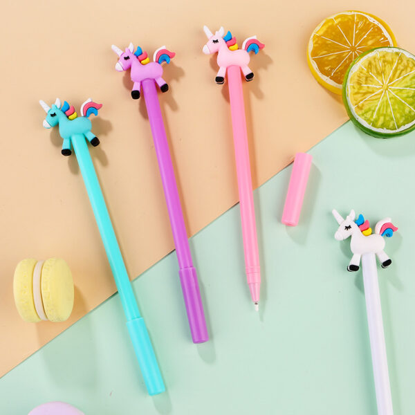 O1CN01HutDHR1egFN797X8z_2208127063900-0-cib Wholesale Plastic Rainbow Unicorn Gel Pen