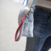 Wholesale Bohemian Hand Woven Cotton Rope Wristband with Keychain