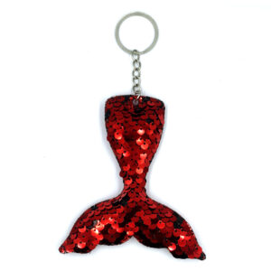 Red 17 / Single ring buckle + sequined mermaid
