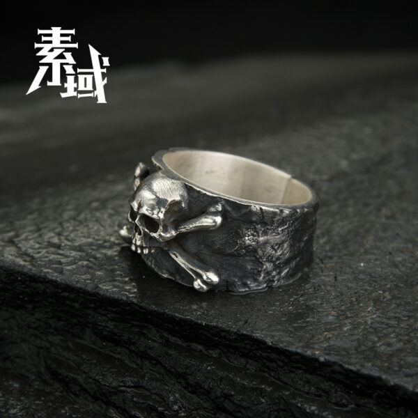 Wholesale Vintage Goth Theme Skull Alloy Rings