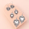 Wholesale Retro Ethnic Style Love Earrings Set