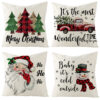 Wholesale Christmas Pillow Sets Linen Home Cushion Sets