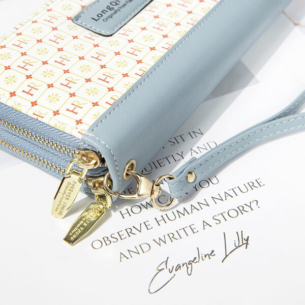 Wholesale Long Letter Double Zipper Large Capacity PU Women's Wallet