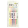 Wholesale Plastic 6-color Set Double-ended Highlighter