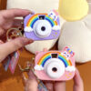 Wholesale Cute Rainbow Projection Camera PP Keychains