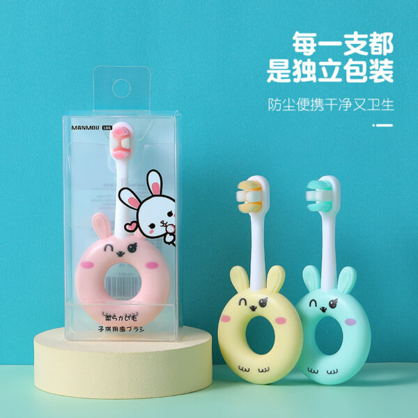 O1CN01I747JC1JInDphjKZN_1117951006-0-cib Wholesale Single Pack PP Cartoon Cute Rabbit Soft Fur Baby Toothbrush