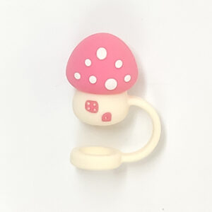 Mushroom [straw hat] barbie pink / Bag does not include straw