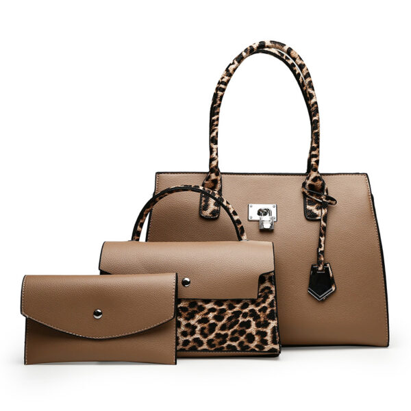O1CN01I8I4CD1Gix6cXZV99_2214565660657-0-cib Wholesale PU Leopard Print Handbag Mother Bag Set