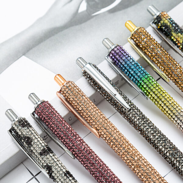 Wholesale Pressing Rhinestone Metal Pens