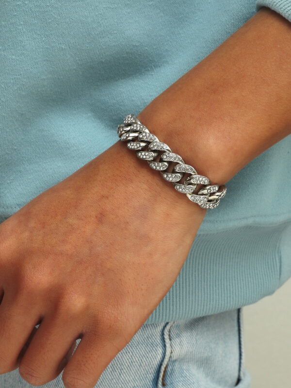 Wholesale Diamond Studded Mens Bracelet