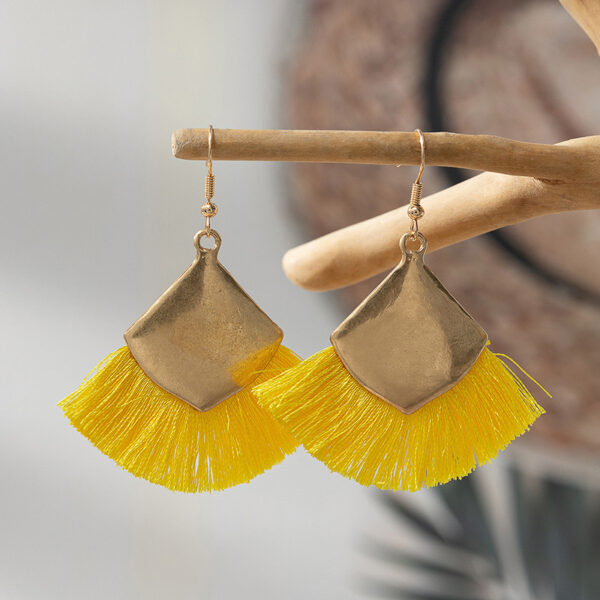 O1CN01IAg0Pp1ZBUpQwnJmv_2925713156-0-cib Wholesale Tassel Colorful Exaggerated Earrings