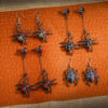 Wholesale Halloween Creative Spider Gothic Earrings