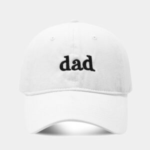 Soft top lowercase dad white / Adjustable