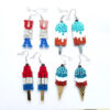 Wholesale Printed Ice Cream Acrylic Earrings