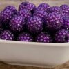 O1CN01II9fhC1QErIhKO1gj_2201245431945-0-cib Wholesale 20MM Resin Plated Deep Purple Diamond Balls