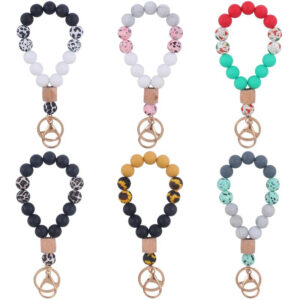 O1CN01IIaSxh1NrNc06P12x__2214899881623-0-cib_92d8bc9e-aa31-44b0-8de7-10fa1364b5c6-1 Wholesale Hand Silicone Beads Wrist Keychain