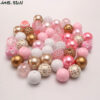 O1CN01IIyf6E1QEr98JybpT_2201245431945-0-cib-1 Wholesale 50pcs Pink+gold Print 20MM Acrylic Large Beads