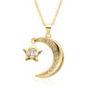 O1CN01IJGzP725dxArDRZAq_2212612967550-0-cib Wholesale Moon Micropaved Zirconia Necklace