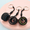 Wholesale PVC Soft Rubber Tire Keychains