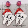 Wholesale Christmas Collection Wooden Earrings