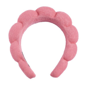Watermelon red hairband (terry velvet)