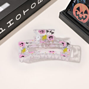 8.5cm transparent square-pink pumpkin / Qiyue factory direct sales