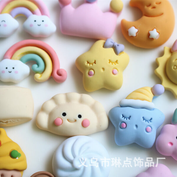 Wholesale Cartoon Rabbit DIY Resin Hair Clips Accessories