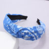 Wholesale Cashew Flower Vintage Wide Edge Fabric Headband