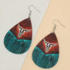 O1CN01IPolLk1qyMbiv28Zl_2206372095564-0-cib Wholesale Western Style Retro Water Drop Shaped Tassel Cow Head Earrings