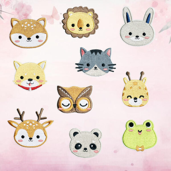 Wholesale Cartoon Embroidery Plush Clothes Patch Hat DIY Decorative Embroidery Cloth Patch FS