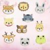 Wholesale Cartoon Embroidery Plush Clothes Patch Hat DIY Decorative Embroidery Cloth Patch FS